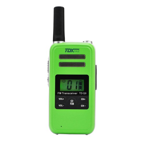 Handheld PMR446 3 Watts Wireless Ham Mini Walky Talky TD-Q9