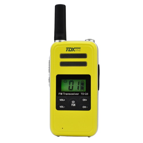 Handheld PMR446 3 Watts Wireless Ham Mini Walky Talky TD-Q9